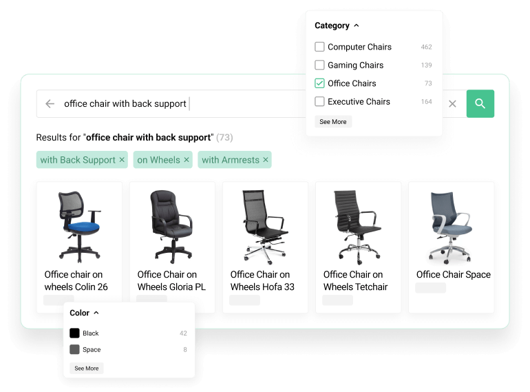 Intent-aware product search matching the right catalog category