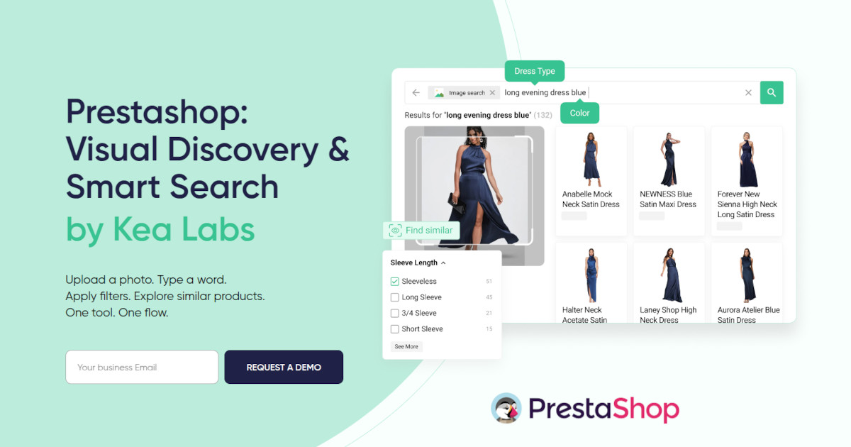 Kea Labs Visual Discovery and Smart Search for PrestaShop